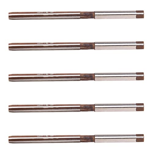Lioggyet 5 x Hand-Reibahle mit hoher Geschwindigkeit, aus Stahl, gerade, 5 mm, 6 - 8,3 cm (3,3 ) von Lioggyet