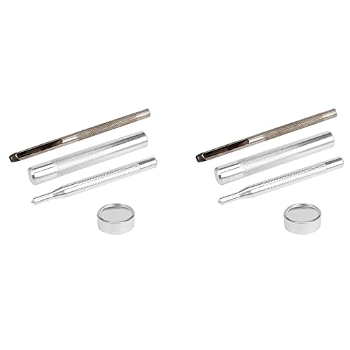 Lioggyet 8 Stück 831 Arten Druckbefestigungen aus Metall Knopf Pressbolzen Installationswerkzeuge Set zum Stanzen von Hand Zubehör Materialien DIY von Lioggyet