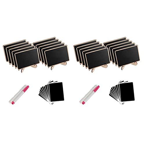 Lioggyet Mini-Schilder für Tafel, 20 Staffelei, gerahmt, Holztafel für Buffets, Platzkarten für Hochzeiten Lioggyet Mini-Schilder für Tafel, 20 Staffelei, gerahmt, Holztafel für Buffets, Platzkarten für Hochzeiten von Lioggyet