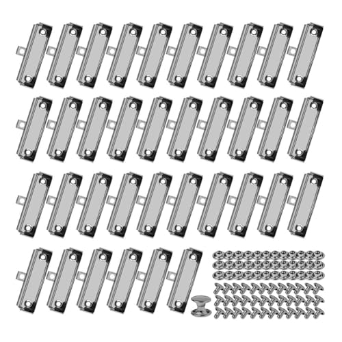 Lioggyet Packung mit 36 Klemmbrettern, 10,2 cm, mit Gummigriff und Aufhängeloch, ideal für Schule, Büro und Geschäft. Lioggyet Packung mit 36 Klemmbrettern, 10,2 cm, mit Gummigriff und Aufhängeloch, ideal für Schule, Büro und Geschäft. von Lioggyet