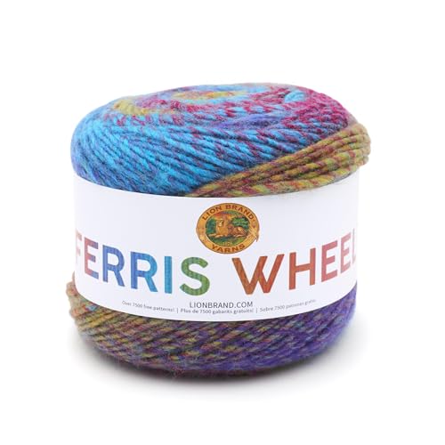 Lion Brand Yarn Garn, Acryl, Vintage-Karussell, ein Knäuel Lion Brand Yarn Garn, Acryl, Vintage-Karussell, ein Knäuel von Lion Brand Yarn