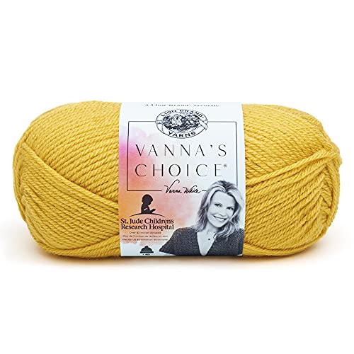 Lion Brand Yarn Company 1-Piece Vanna's Choice Yarn, Mustard, 860-158I von Lion Brand Yarn