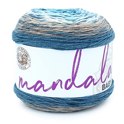Lion Brand Yarn Company 526-204 Mandala Baby Garn, Wunschgut, ein Knäuel von Lion Brand Yarn Company