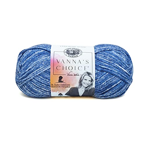 Lion Brand Yarn Company Garn, Denim/Multi, 156 von Lion Brand Yarn Company