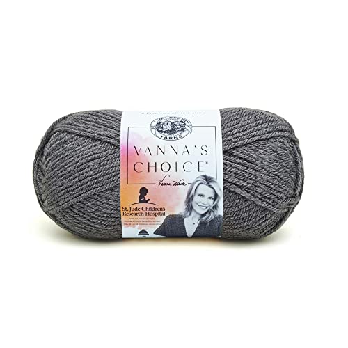 Lion Brand Yarn Company 1-Piece Vanna's Choice Yarn, Charcoal Grey, 860-151D von Lion Brand Yarn Company