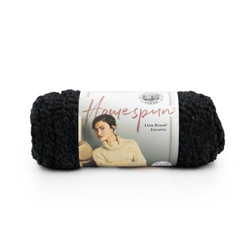 Lion Homespun Yarn-Black, 12.16 x 25.87 x 12.16 cm von Lion