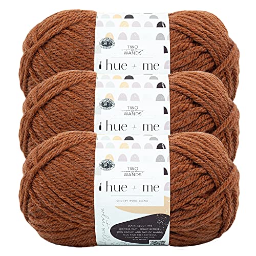 Lion Brand Yarn Company Zwei Stäbe: Hue + Me Garn, Safran von Lion Brand Yarn