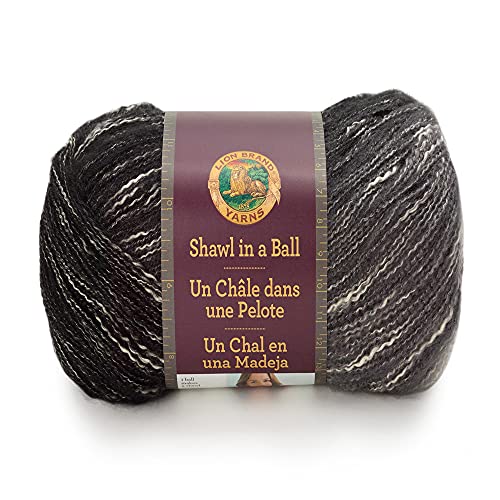 (1 Knäuel) Lion Brand Garn Schal in einem Knäuelgarn, Feng Shui Grey von Lion Brand Yarn