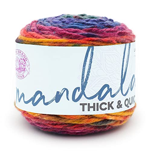 (1 Knäuel) Lion Markengarn Mandala dick & schnell sperriges Garn, Turbine von Lion Brand Yarn