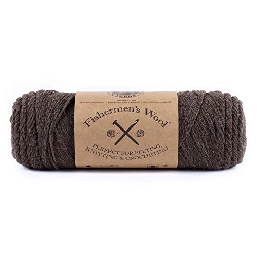 Lion Brand Yarn 150-126K Fishermen's Wool Yarn, Wolle, braun, Each, 425 Lion Brand Yarn 150-126K Fishermen's Wool Yarn, Wolle, braun, Each, 425 von Lion Brand Yarn