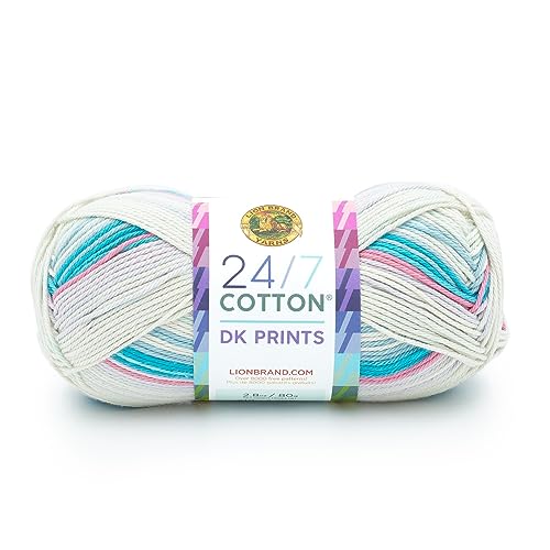 Lion Brand Yarn 24/7 Cotton Dk Garn, 1 Pack, Magical von Lion Brand Yarn