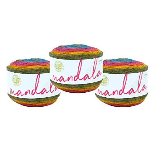 Lion Brand Yarn 525-204 Mandala-Garn, Chimera, 3er-Pack von Lion Brand Yarn