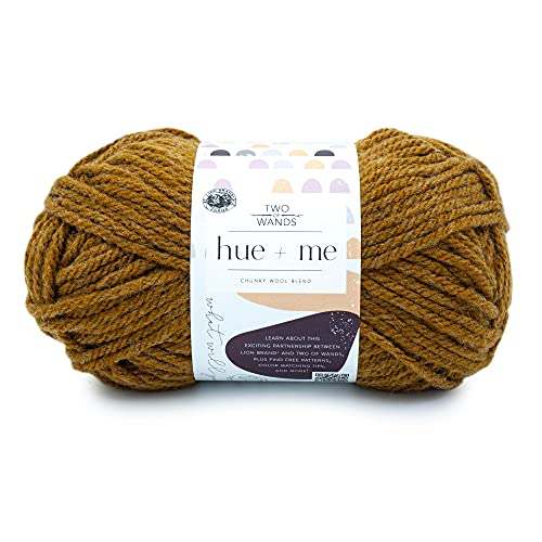 Lion Brand Yarn 617-132 Hue & Me Garn, Acryl, Pfeilholz, 1 Pack, 125 Gramm von Lion Brand Yarn