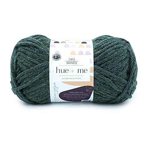 Lion Brand Yarn 617-178 Hue & Me Garn, Acryl, juniper, 1 Pack, 125 Meter von Lion Brand Yarn