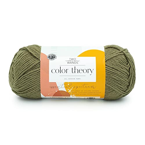 Lion Brand Yarn 619-173AE Zwei Stäbe: Farbtheorie Garn, Acryl, Caper, 1 Pack von Lion Brand Yarn