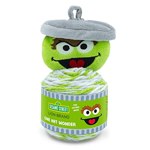 Lion Brand Yarn 624084 Sesame Street Wonder Garn, Acryl, Oscar, One Size, 86 Meter Lion Brand Yarn 624084 Sesame Street Wonder Garn, Acryl, Oscar, One Size, 86 Meter von Lion Brand Yarn