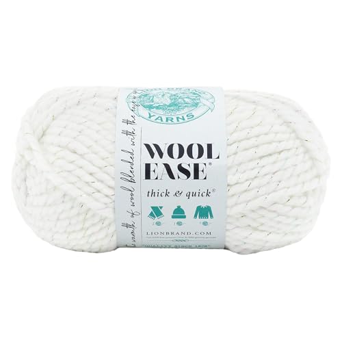 Lion Brand Yarn 640-301 Wollgarn, Acryl, Feier, One Size, 84 von Lion Brand Yarn