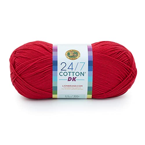 Lion Brand Yarn 769-113AS 24/7 Baumwolle DK Garn, grenadine, 1 Pack von Lion Brand Yarn