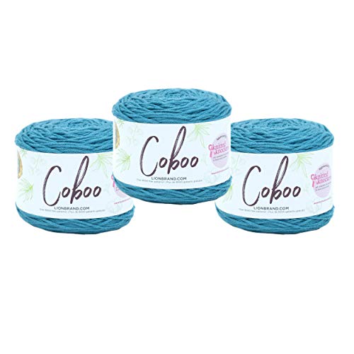 Lion Brand Yarn 835-107A Coboo Garn, Denim, 3er-Pack Lion Brand Yarn 835-107A Coboo Garn, Denim, 3er-Pack von Lion Brand Yarn
