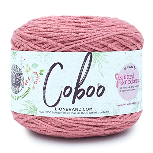 Lion Brand Yarn 835-135 Coboo Garn, Baumwolle Bambus, Terrakotta, 1 Pack, 212 Meter Lion Brand Yarn 835-135 Coboo Garn, Baumwolle Bambus, Terrakotta, 1 Pack, 212 Meter von Lion Brand Yarn
