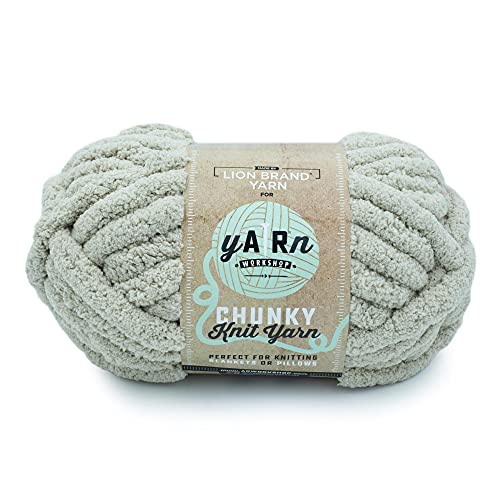 Lion Brand Yarn Company 951-123 AR Workshop Chunky Knit Garn, Polyester, leinen, 1 Packung, 26 Meter Lion Brand Yarn Company 951-123 AR Workshop Chunky Knit Garn, Polyester, leinen, 1 Packung, 26 Meter von Lion Brand Yarn Company