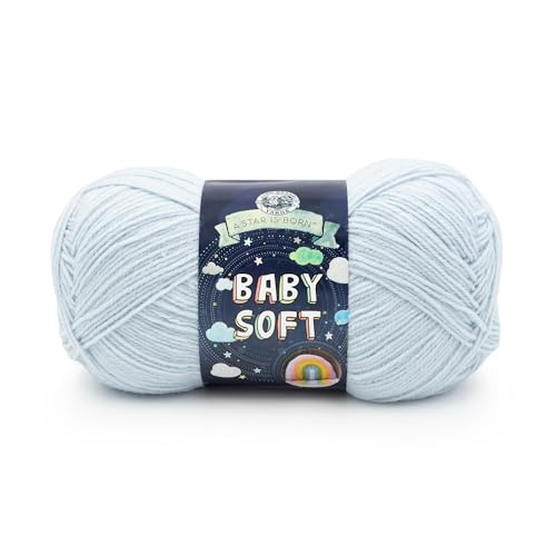 Lion Brand Yarn Baby Soft Garn, Dusty Blue von Lion Brand Yarn