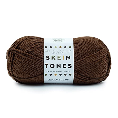 Lion Brand Yarn Basic Stitch Anti-Pilling Knäuel Töne Garn, Kakao von Lion Brand Yarn