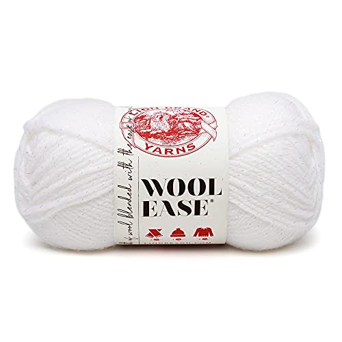 Lion Brand Yarn Company 1 Knäuel Garn Wool-Ease, Weiß von Lion Brand Yarn