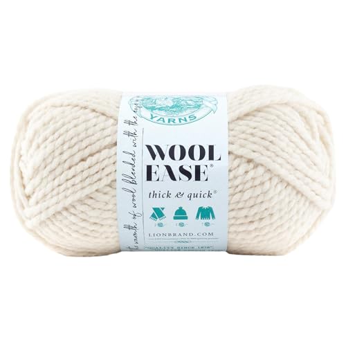 Lion Brand Yarn Company 1 Knäuel Garn Wool-Ease Thick & Quick, Fisherman Lion Brand Yarn Company 1 Knäuel Garn Wool-Ease Thick & Quick, Fisherman von Lion
