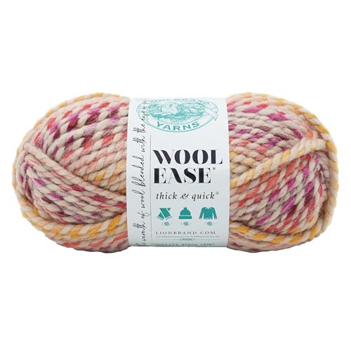 Lion Brand Yarn Company 640-615 Wool-Ease Dickes & schnelles Garn, Spice Market, Gewürzmarkt, One Skein, 80 Lion Brand Yarn Company 640-615 Wool-Ease Dickes & schnelles Garn, Spice Market, Gewürzmarkt, One Skein, 80 von Lion Brand Yarn