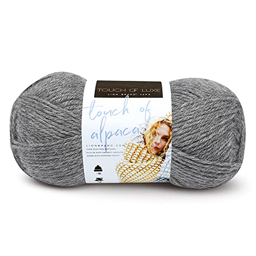 Lion Brand Yarn 674-150 Touch of Alpaka Garn, Oxford Grey, Acryl, One Skein, 190 meter Lion Brand Yarn 674-150 Touch of Alpaka Garn, Oxford Grey, Acryl, One Skein, 190 meter von Lion Brand Yarn