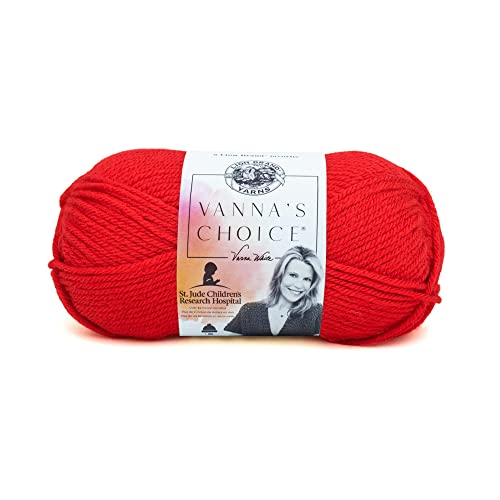 Lion Brand Yarn Company Garn, Scarlet, 156 von Lion Brand Yarn Company