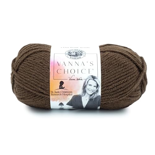 Lion Brand Yarn Garn, Schokoladenbraun, Each, 156 von Lion Brand Yarn