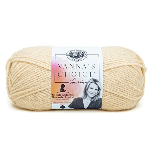 Lion Brand Yarn Company beige Lion Brand Vanna's Choice Garn (123), Acryl, 1 Packung, 156 von Lion Brand Yarn Company