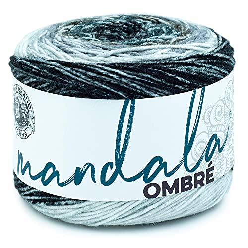 Lion Brand Yarn Company Mandala-Ombré-Garn, Joy, ein Knäuel, cool Lion Brand Yarn Company Mandala-Ombré-Garn, Joy, ein Knäuel, cool von Lion Brand Yarn Company