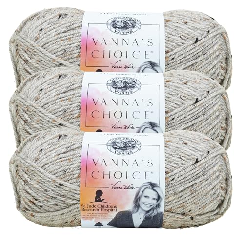 Lion Brand Yarn Garn, Grauer Marmor, 100% Acryl Lion Brand Yarn Garn, Grauer Marmor, 100% Acryl von Lion Brand Yarn