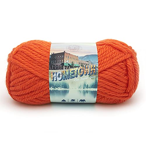 Lion Brand Yarn Garn, Syracuse Orange, 1-Pack, 74 von Lion Brand Yarn