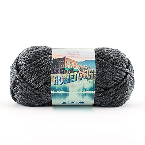 Lion Brand Yarn Garn, acryl, Chicago Charcoal, 81 yd/74 m Lion Brand Yarn Garn, acryl, Chicago Charcoal, 81 yd/74 m von Lion Brand Yarn