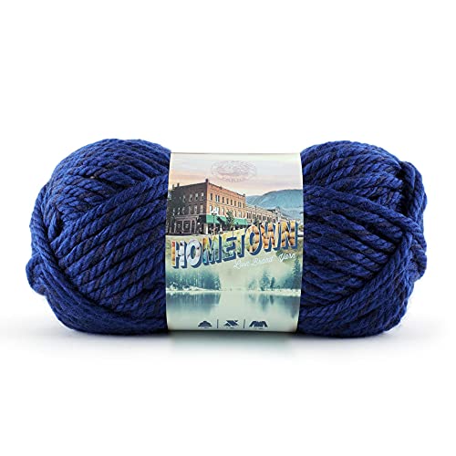 Lion Brand Yarn Garn, acryl, Fort Worth Blue, 81 yd/74 m von Lion Brand Yarn