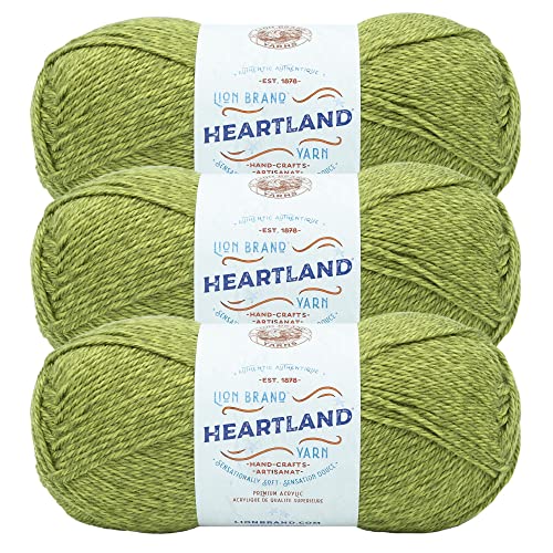 Lion Brand Yarn Heartland Garn zum Häkeln, Stricken und Weben, mehrfarbiges Garn, 3er-Pack, Haleakala Lion Brand Yarn Heartland Garn zum Häkeln, Stricken und Weben, mehrfarbiges Garn, 3er-Pack, Haleakala von Lion Brand Yarn