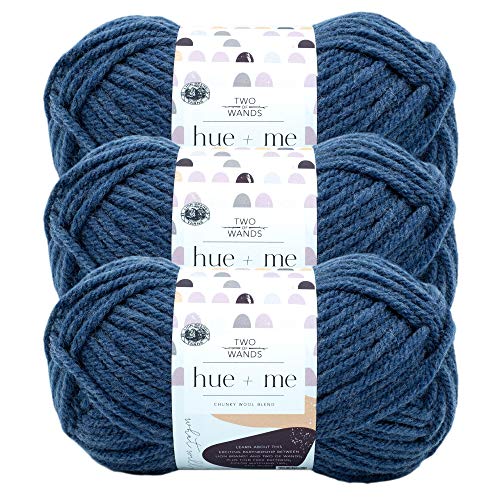 Lion Brand Yarn Hue & Me Bulky Garn, Magic Hour, 3er-Pack von Lion Brand Yarn