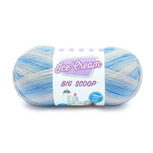 Lion Brand Ice Cream Big Scoop Strickgarn, 1 Knäuel, Blau (Blueberry), 27,94 x 12,7 x 12,7 cm Lion Brand Ice Cream Big Scoop Strickgarn, 1 Knäuel, Blau (Blueberry), 27,94 x 12,7 x 12,7 cm von Lion Brand Yarn