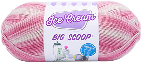 Lion Brand Yarn Ice Cream Big Scoop Garn, Erdbeere von Lion Brand Yarn