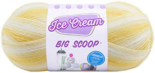 Lion Brand Yarn Ice Cream Big Scoop Garn, Lemon Meringue von Lion Brand Yarn