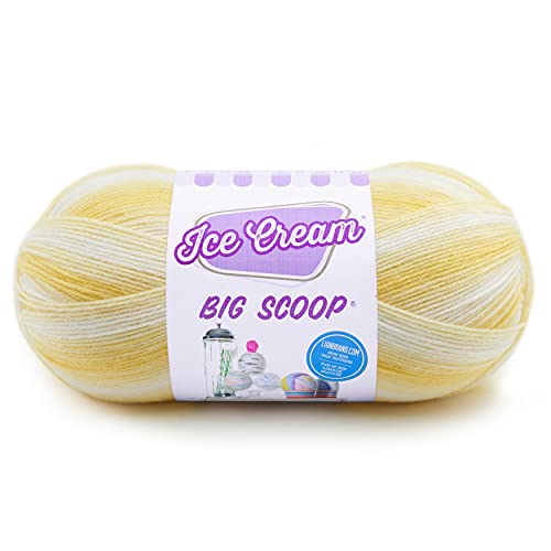 Lion Brand Yarn Ice Cream Big Scoop Garn, Lemon Meringue von Lion Brand Yarn