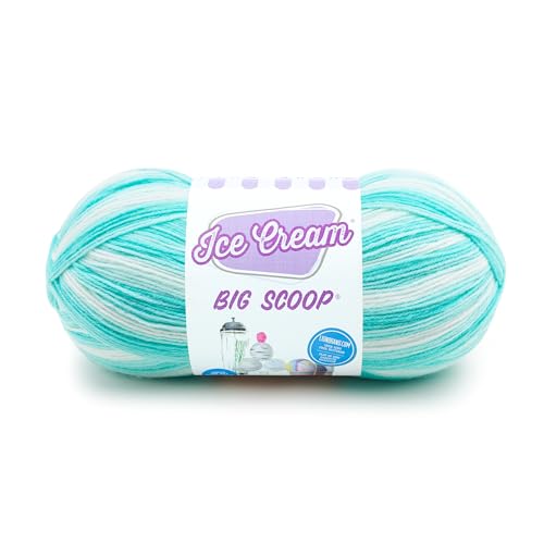 Lion Brand Yarn Ice Cream Big Scoop Garn, Mint, 360 Fuß (1 Stück) von Lion Brand Yarn