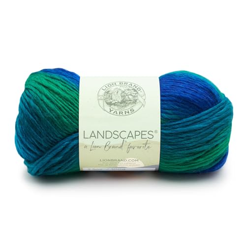 Lion Brand Yarn Landscapes Garn, Blau, 1 Stück Landschaften Lion Brand Yarn Landscapes Garn, Blau, 1 Stück Landschaften von Lion Brand Yarn