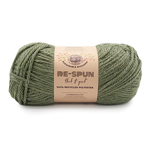 Lion Brand Yarn Re-gesponnenes dickes und schnelles Garn, immergrün. Lion Brand Yarn Re-gesponnenes dickes und schnelles Garn, immergrün. von Lion Brand Yarn