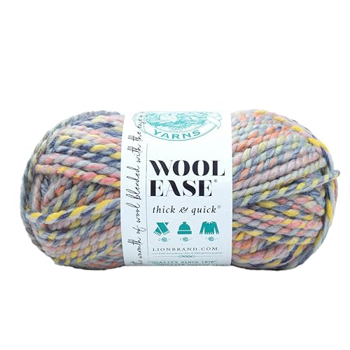 Lion Brand Yarn Wool-Ease Dickes und schnelles Garn, weiches und sperriges Garn zum Stricken, Häkeln und Basteln, 1 Knäuel, Traumfänger Lion Brand Yarn Wool-Ease Dickes und schnelles Garn, weiches und sperriges Garn zum Stricken, Häkeln und Basteln, 1 Knäuel, Traumfänger von Lion Brand Yarn