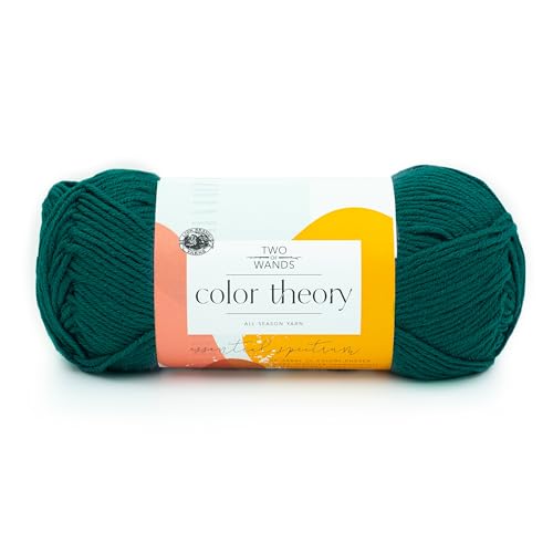 Lion Brand Yarn Zwei Zauberstäbe: Color Theory Garn, Pfau von Lion Brand Yarn